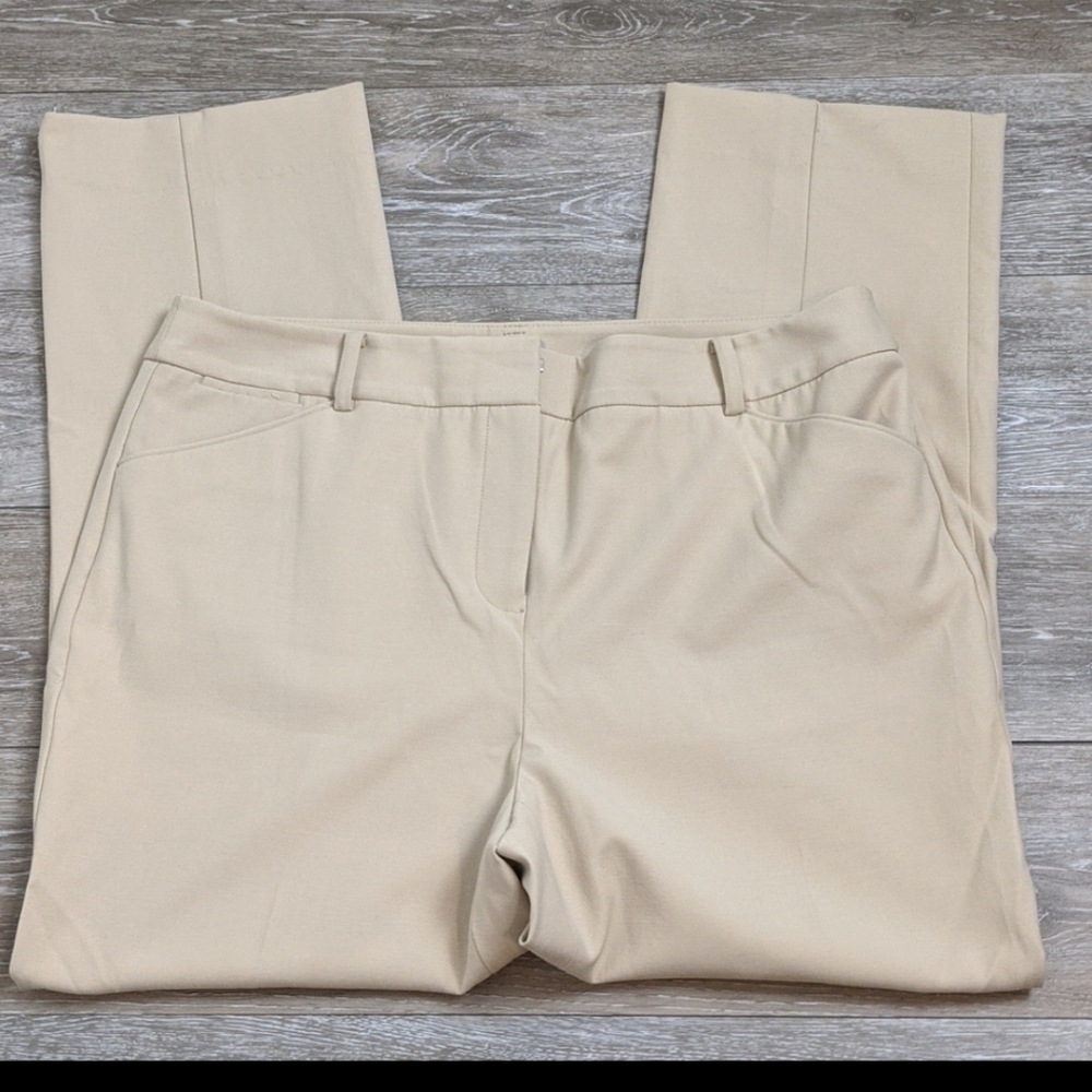 Chico's Tan Beige Slacks size 12